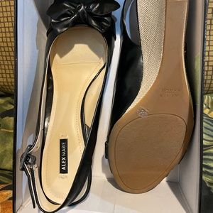 Black Stylish Open Toe Shoes